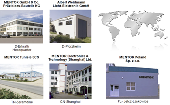 MENTOR production facilities across the globe