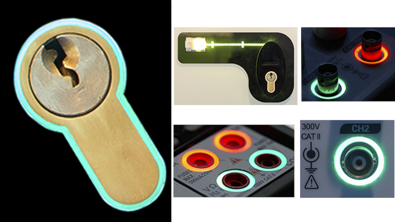 MENTOR R&D. Corona and rim - contour lighting light guides.
