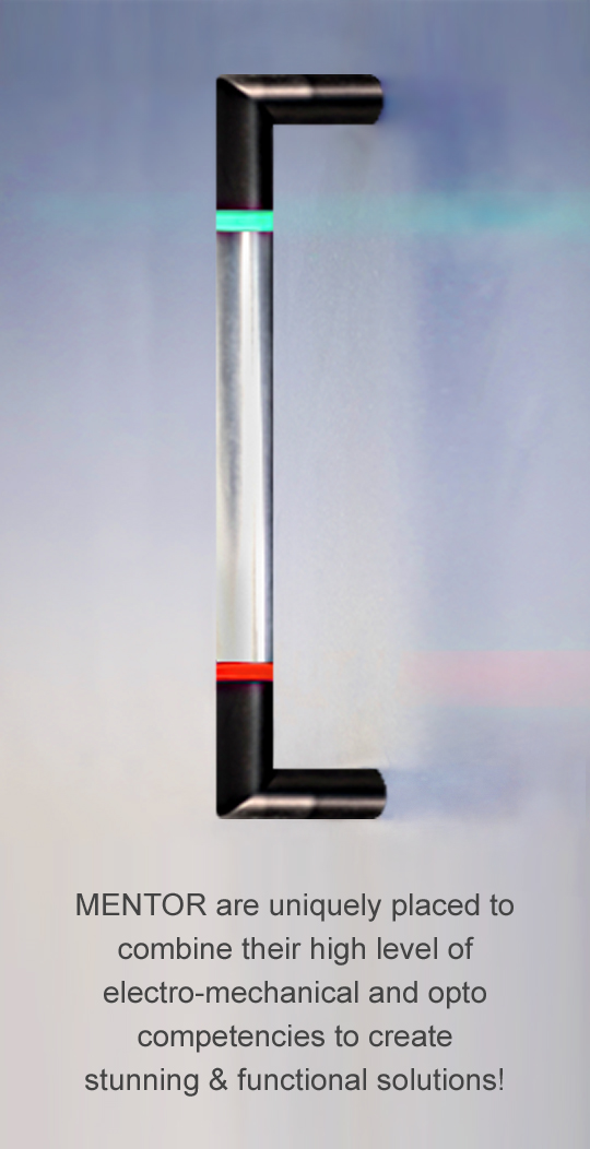 Example handle with custom lighting