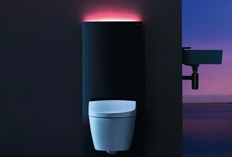 Geberit functional lighting for sanitary products