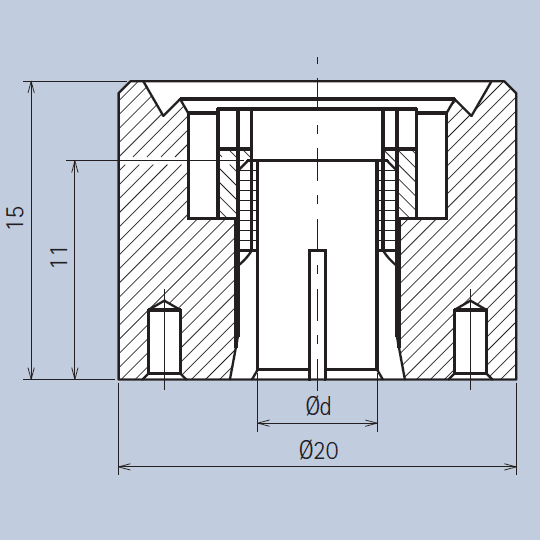 Aluminium Knob System diagram